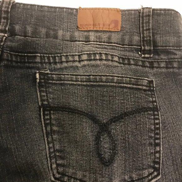 Bluenotes Casual Bootcut Grey Stretch Jeans - Picture 4 of 5